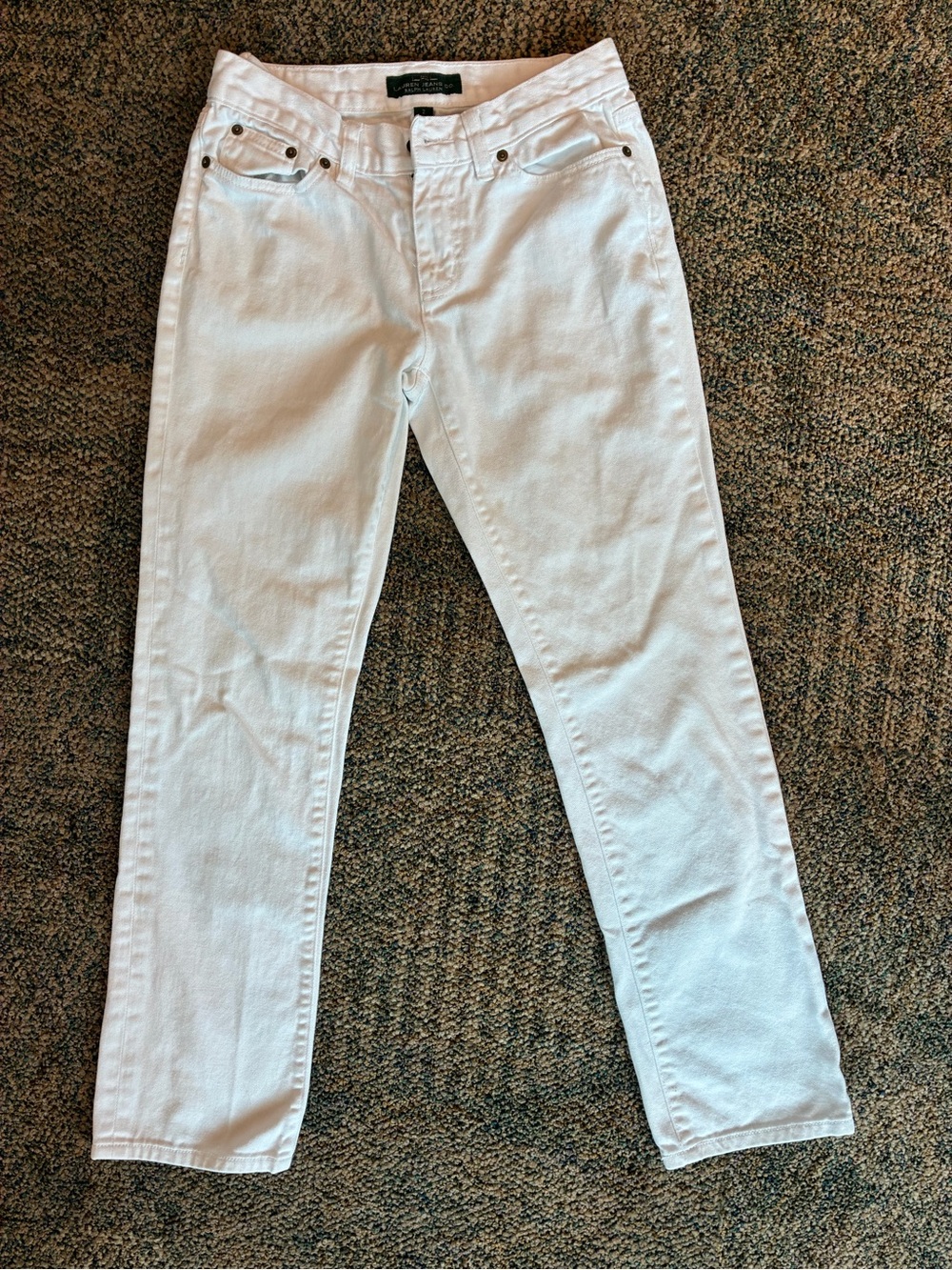 Ralph Lauren White Skinny Jeans for Women